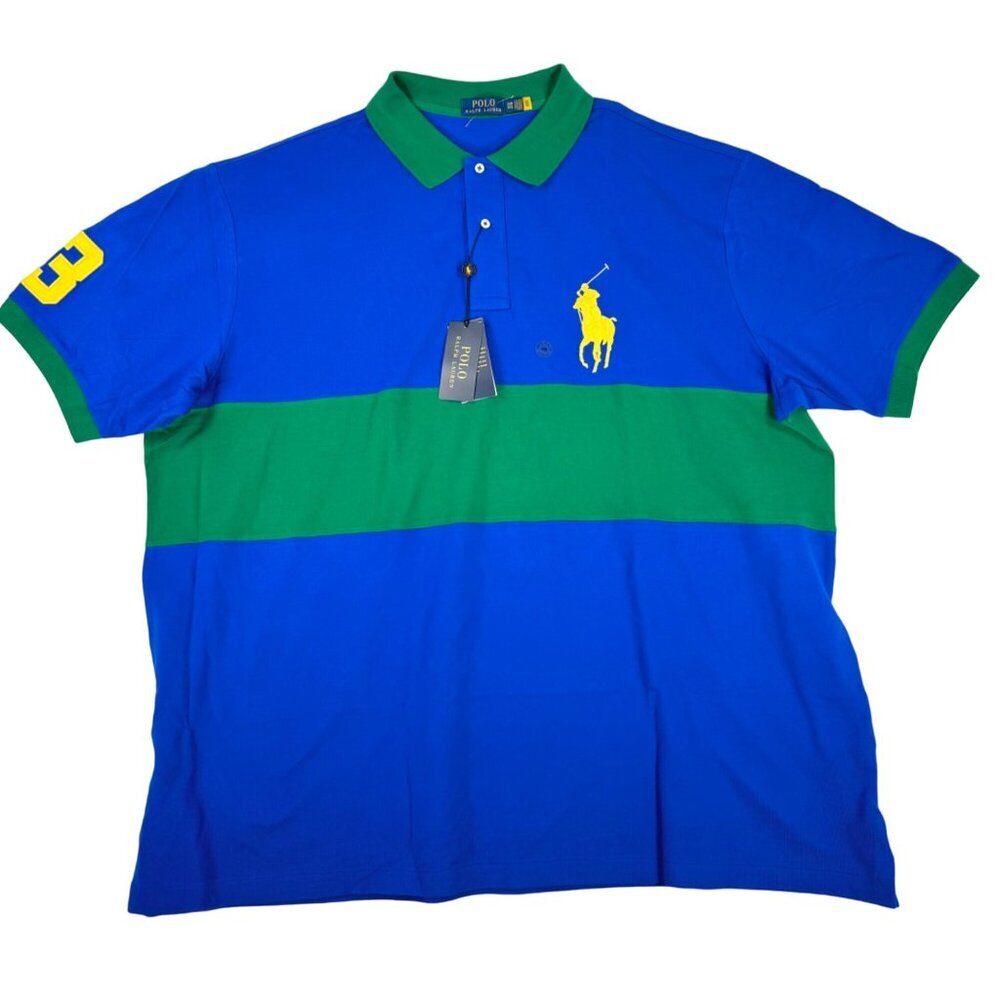 Polo Ralph Lauren Classic‎ Fit Iconic Big Pony Mens Polo shirt sz 3XB